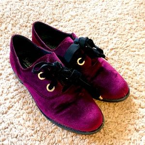 Shelly’s London Women’s Frankie Burgundy Oxfords